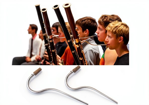 Silver Oon Crook Short Tube 20.7cm Bassoon-2