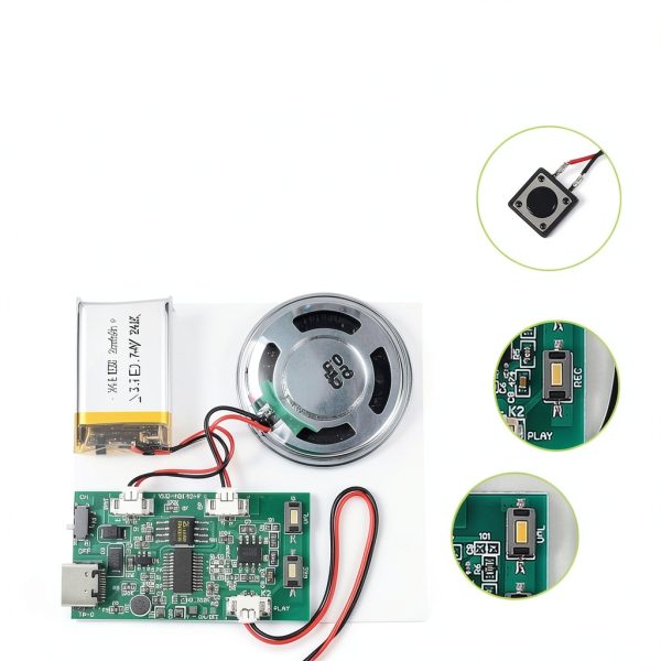 ALMOCN USB Charging Recording Module Musical Instruments-3
