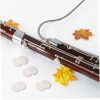 Bassoon Open Hole Pads MusicGear Synthetic White-8