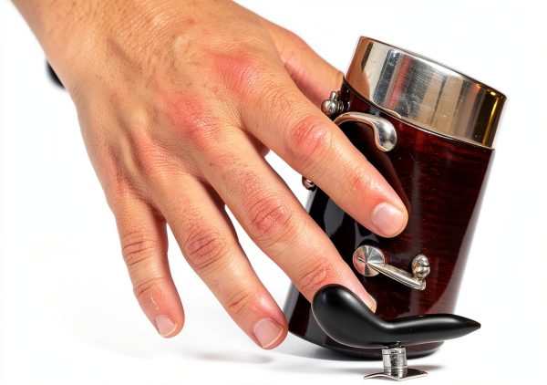 Bassoon Hand Rest MusicGear Silver Wrist Support-7