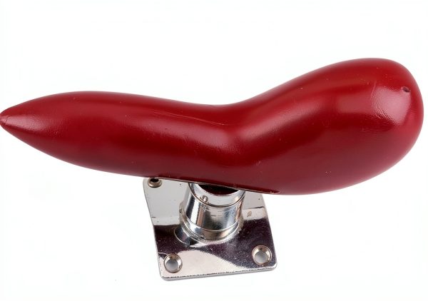 Bassoon Hand Rest by Pavo - Red ABS Metal Bracket-2