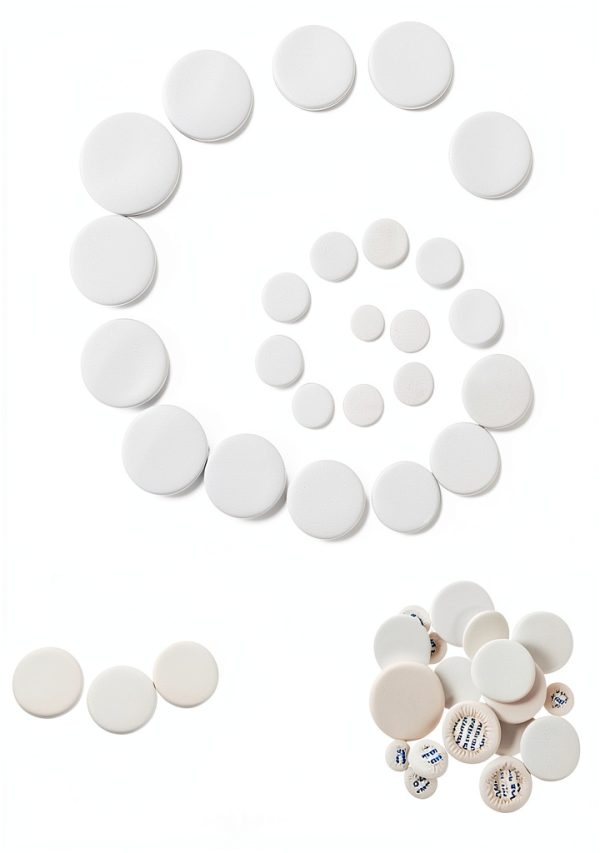 Bassoon Sound Hole Pad Synthetic White Model 37JE-6
