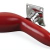 Bassoon Hand Rest by Pavo - Red ABS Metal Bracket-3