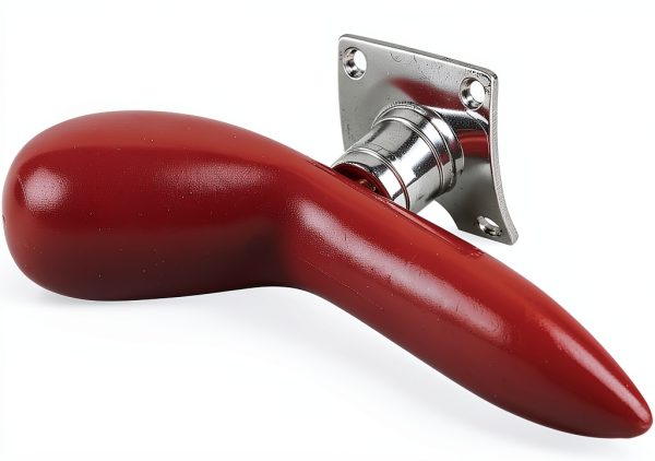 Bassoon Hand Rest by Pavo - Red ABS Metal Bracket-3