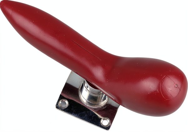 Bassoon Hand Rest by Pavo - Red ABS Metal Bracket-1