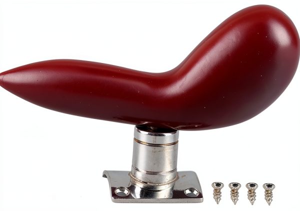 Bassoon Hand Rest by Pavo - Red ABS Metal Bracket-0