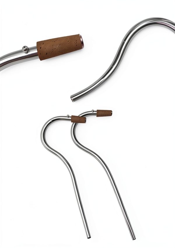 Silver-plated Oon Mouthpiece Crook for Bassoon Players-4