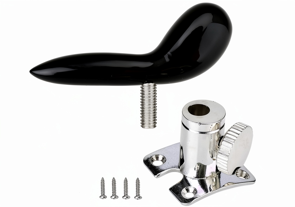'Bassoon parts made from metal and plastic'