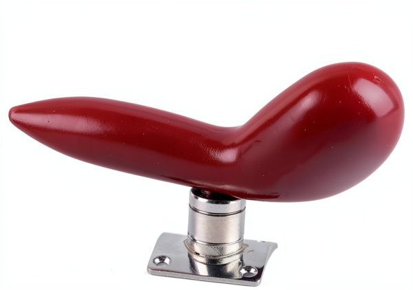 Bassoon Hand Rest by Pavo - Red ABS Metal Bracket-6