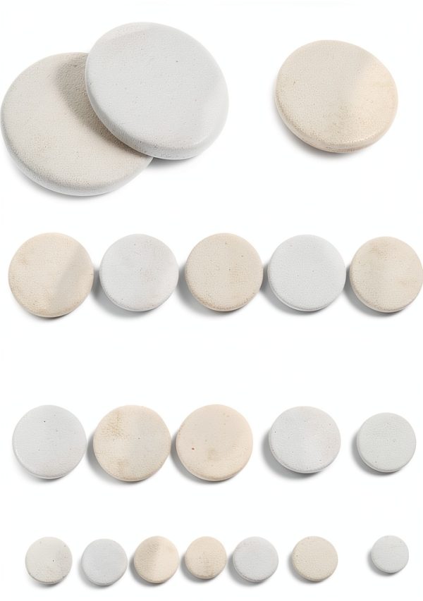 Bassoon Sound Hole Pad Synthetic White Model 37JE-7