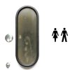 Privacy Indicator Lock iplusmile Bathroom Door Keyless Deadbolt Chrome-3