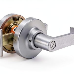 Marks USA 714244 Grade 1 Satin Chrome Bed/Bath Door Lever-0