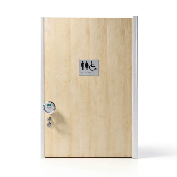 Privacy Indicator Lock iplusmile Bathroom Door Keyless Deadbolt Chrome-6